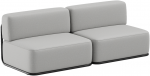 Sofa Sitsit Baldų sistema, STRAW 2', 0.8x2.04x0.78 m, Pilka