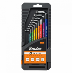 TORX raktų rinkinys Bradas TX 10-50 mm, multicolour / long, 9 vnt.