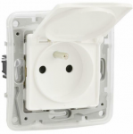 Legrand 764537 Niloe IP44 hermeti&scaron;kas lizdas su langinėmis baltas 764537