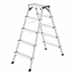 Hailo Dvigubi laiptai D60 StandardLine | aliuminis | 2x5 pakopos