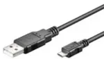Goobay USB 3.0 SuperSpeed prailginimo kabelis, juodas, 5 m, 5 m, USB A, USB A, USB 3.2 Gen 1 (3.1 Gen 1), 5 Gbit/s, juodas