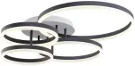 120W LED pavir&scaron;inis lubinis &scaron;viestuvas TARA, juodos/baltos sp., 3000/4000/6000K