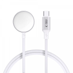 Tech-Protect UltraBoost USB-C belaidis įkroviklis skirtas Apple Watch 1m - baltos spalvos