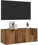 TV staliukas Sieninė TV spintelė, medienos, 80x30x30cm, apdirbta mediena