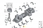 BMW G30 G11 G12 G14 G15 G16 X5 G05 X6 G06 X7 G07 Vairo Gidų Apvalkalas Violetinis Originalus 11218655142
