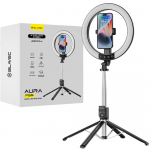 Blavec Selfie Ring lamp Aura LED Ring P-55 25cm tripod + remote control + 2,3 metres (RLP55-TRB23) juodos spalvos