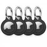 Juodas dėklas Apple Airtag 1 / 2 "Tech-Protect Rough 4-Pack"