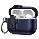 Dėklas Tech-Protect Slim Hook Case for AirPods Pro 3 - Navy Mėlyna