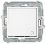Karlik Elektrotechnik 25IWP-5 ICON Jungiklio mechanizmas &scaron;viesiai baltas matinis 25IWP-5