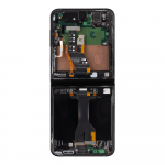 Dėklas LCD display + Touch Unit + Front Cover Samsung F761 Galaxy Z Flip 7 FE 5G Juodas (Service Pack)