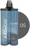 GoPoxy Epoxy 05 - Dark Pilkas dvikomponentis plytelių tarpų glaistas 400 ml kartridžas