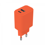 Telforceone Setty charger USB + USB-C 20W LSIM-AC-2010 oranžinis