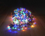 Elektrinė girlianda CLUSTER, 768 LED, IP44, 5.8 W, 31 V, įvairių spalvų, 4.5 m