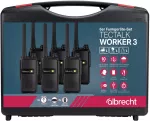 Albrecht Tectalk Worker 3 dėklas, 6 vnt. rankinių lagaminų rinkinys