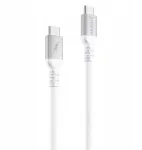 &bdquo;USB laidas PROOVE USB laidas ProGen Silicone Type-C į Type-C 60 W (1 m) baltas&ldquo;