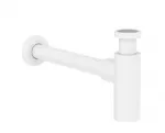 izlietnes sifons, 1&frac14; x 32 mm, matēts balts