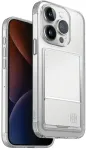 UNIQ Air Fender ID tipo telefono dėklas iPhone 15 Pro, smėlinis permatomas