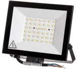 30W LED prožektorius, juodu korpusu, 6500K
