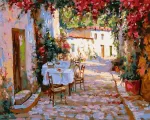 SuperColor Tapyba Pagal Skaičius: &bdquo;Kaimi&scaron;kas kiemas&ldquo; 40x50 cm