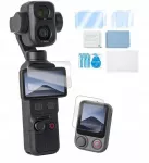 SunnyLife 4x Osłona grūdintas stiklas 9H na ekran i pilot do DJI Osmo Pocket 4P / 4 / 3 / OP4-BHM255-2 (SB12006)