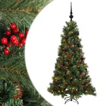 Dirbtinė kalėdinė eglutė su rutuliuku 120 cm 150 LED