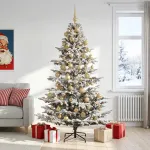 Dirbtinė kalėdinė eglutė su rutuliuku 240 cm 300 LED