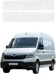 GrizzGlass Balta techninė danga HeavyDuty Baltas priekinėms slenksčiams MAN TGE (2016-2026) [2w1] (GRZ22137)