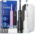 YTEATH PRO rotacinių elektrinių dantų &scaron;epetėlių rinkinys su 10 galvučių, 5 režimais Y06W