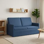 Dviejų vietų sofa Mėlyna 150 x 81 x 82 cm Audinys