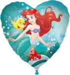 Disney Princess Ariel Smalsu folijos balionas 46 cm