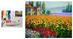Swede Tapyba pagal numerius &ndash; Saulėgrąžų laukas 51x41cm EDUKAMP (5902496207459)