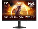 Monitorius AOC G4 Q27G4XF, 68.6 cm (27"), 2560 x 1440 pikselių, Quad HD, LED, 1 ms, Juodas, Pilkas/Damaged package (Pažeista pakuotė)