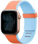 Dirželis UNIQ Revix IV Reversible Magnetic do Apple Watch Series 1/2/3/4/5/6/7/8/9/10/11/12SE/SE2/SE3 40/41/42mm oranžinė-mėlyna