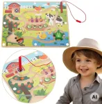 Viga Toys Žaislas labirintas VIGA, su magnetiniu ra&scaron;ikliu