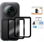SunnyLife 2x Apsauginis ekrano dangtelis Pet plėvelė LED ekrano apsauga Insta360 X6 / X 6 / 2 vnt. rinkinys / Ist-bhm281-2 (SB12322)
