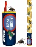 Bros lipni juosta nuo musių su medaus aromatu, spiralinė, apvali, su klijais