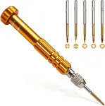 5-in-1 mini atsuktuvų rinkinys, pagamintas i&scaron; legiruotojo plieno - daugiafunkcinis, precizi&scaron;kas įrankis, kompakti&scaron;kas 10 cm - skirtas i&scaron;maniesiems telefonams, elektronikai, laikrodžiams, akiniams, ne&scaron;iojamiesiems kompiuteriams, juvelyrinių dirbinių r ...