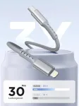 Usb c lightning kabelis 3 m, ilgas iphone įkrovimo kabelis usb c [mfi sertifikuotas] power delivery usbc į lightning greito įkrovimo kabelis greitas lightning usb c kabelis, skirtas iphone 14/13/12 pro max plus/11/xs/8/7/6