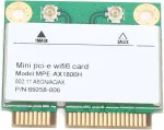 Belaidė kortelė Mpe Ax1800h Rtl8852be 1800mbps Dual Band Wireless Fidelity 6 Bluetooth 5.2 Pcie tinklo adapteris, skirtas Android, skirtas Linux