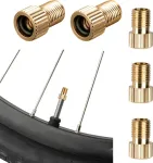 5 vnt. dviračio vožtuvų adapteriai: Presta į Schrader