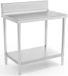 Nerūdijančio plieno darbinis stalas 90x60cm Royal Catering Rcat-90/60-n