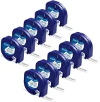 10 x 91221 baltos plastikinės 12 mm x 4 m juostelės, suderinamos su dymo letratag etikečių juostele, suderinamos su dymo etikečių juostele, plastikinė, balta etikečių juostelė, skirta letratag lt-100h lt-100t 200b xr xm