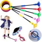Hula Hoop ant kojos, &scaron;vytinti &scaron;okdynė, sulankstomas &scaron;okliukas vaikams, žaidimas lauke
