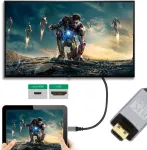Nfhk Micro Hdmi 2.1 Kabelis 8k 4k Ultra Plonas 50cm Hdtv Kamerai