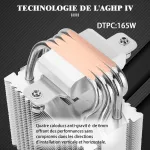 Thermalright Assassin X 90 Se Argb Cpu au&scaron;intuvas su 4 x 6 mm &scaron;ilumos vamzdeliais, 92 mm Tl-p12-s Pwm ventiliatoriumi, Aghp 4-os kartos technologija, skirtas Amd:am4 Am5/intel 1700/1150/1151/1200, Pc Mini Tower au&scaron;intuvas