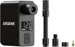 Airbank Pocket Pro elektrinis dviračio siurblys, 120psi mini dviračio pripūtėjas, belaidis dviračio siurblys su įkraunama baterija shrader ir presta ventiliams