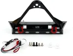 Lcx Racing 1/10 Rc &scaron;liaužiklio automobilio metalinis priekinis buferis, skirtas Traxxas Trx4 Trx6 Axial Scx10 Ii 90046, atnaujinimo dalys ir priedai