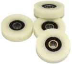 4Kraft 4 x Nailono Poliamido Volai 40mm Skersmuo 10mm Plotis 8mm Guoliai