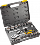 Sukimo galvučių komplektas Topex 38D642; 1/2''; 21 vnt.