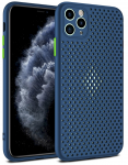 Fusion Accessories Silikoninis dėklas Fusion Breathe, skirtas Samsung G985 Galaxy S20 Plus Mėlyna